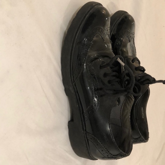 Geox black patent leather oxfords - Picture 4 of 5